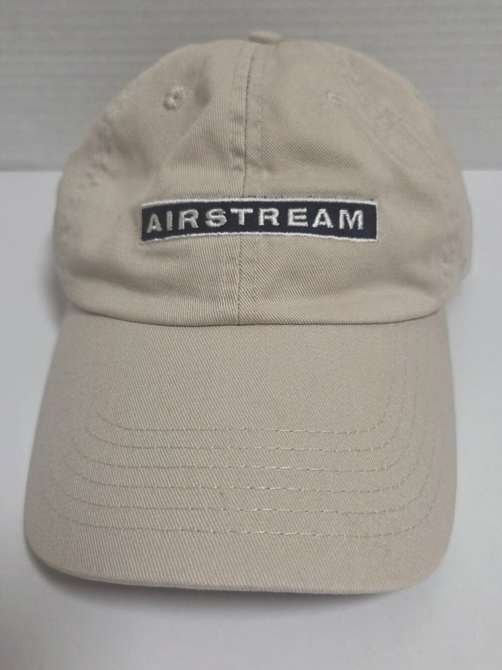 Airstream Logo Unisex Beige/ Tan  Adjustable Dad Cap hat